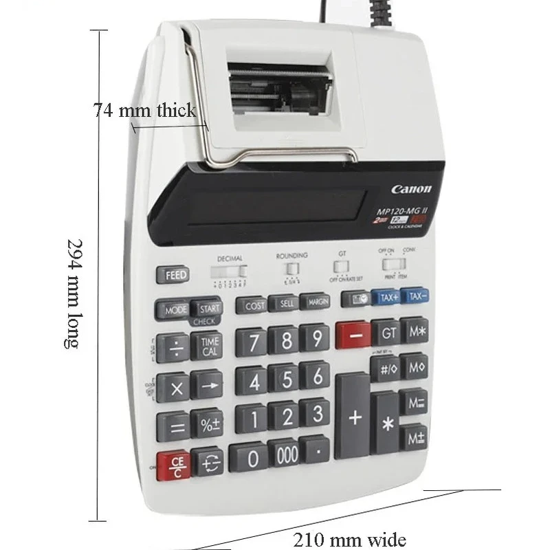 Paper Lcd Display Calculator Mp120-mgii Large Desktop Plug-in Dual Color Print Computer 12Digits with Small Roll Test
Paper Lcd Display Calculator Mp120-mgii Large Desktop Plug-in Dual Color Print Computer 12Digits with Small Roll Test