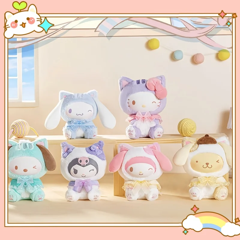 New Genuine Sanrio Family Cute Cat Series Hello Kitty Kuromi Melody Cinnamoroll Pompompompompurin Anime Blind Box Toy Gift
New Genuine Sanrio Family Cute Cat Series Hello Kitty Kuromi Melody Cinnamoroll Pompompompompurin Anime Blind Box Toy Gift