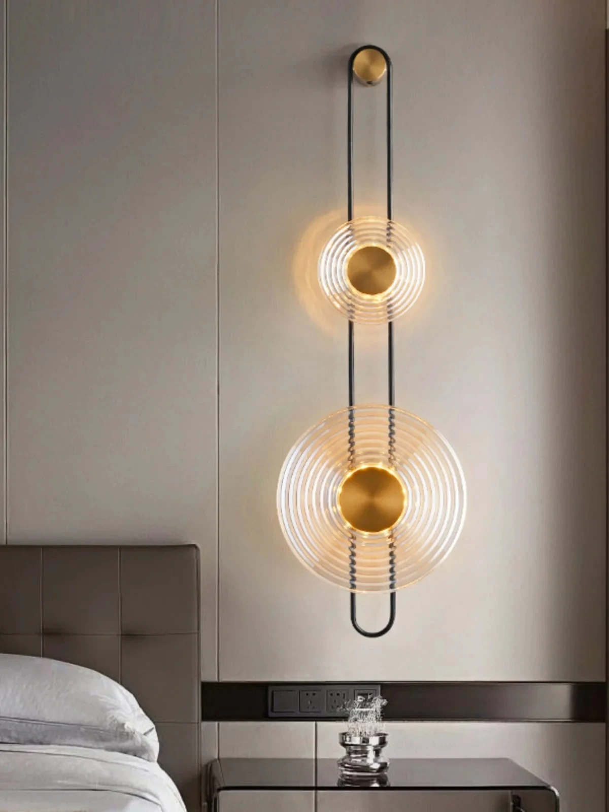 2024 Postmodern Round Glass Wall Lamp Led Wall Decor Light Fixture Living Room Hotel Bedside Lighting YX103TB
2024 Postmodern Round Glass Wall Lamp Led Wall Decor Light Fixture Living Room Hotel Bedside Lighting YX103TB