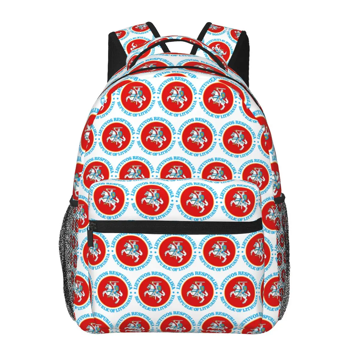 Lietuva Lithuania Coat Of Arms Student Backpack School Bag Hiking Travel Daypack for Men Women Fashion Bookbag Shoulder Bags
Lietuva Lithuania Coat Of Arms Student Backpack School Bag Hiking Travel Daypack for Men Women Fashion Bookbag Shoulder Bags