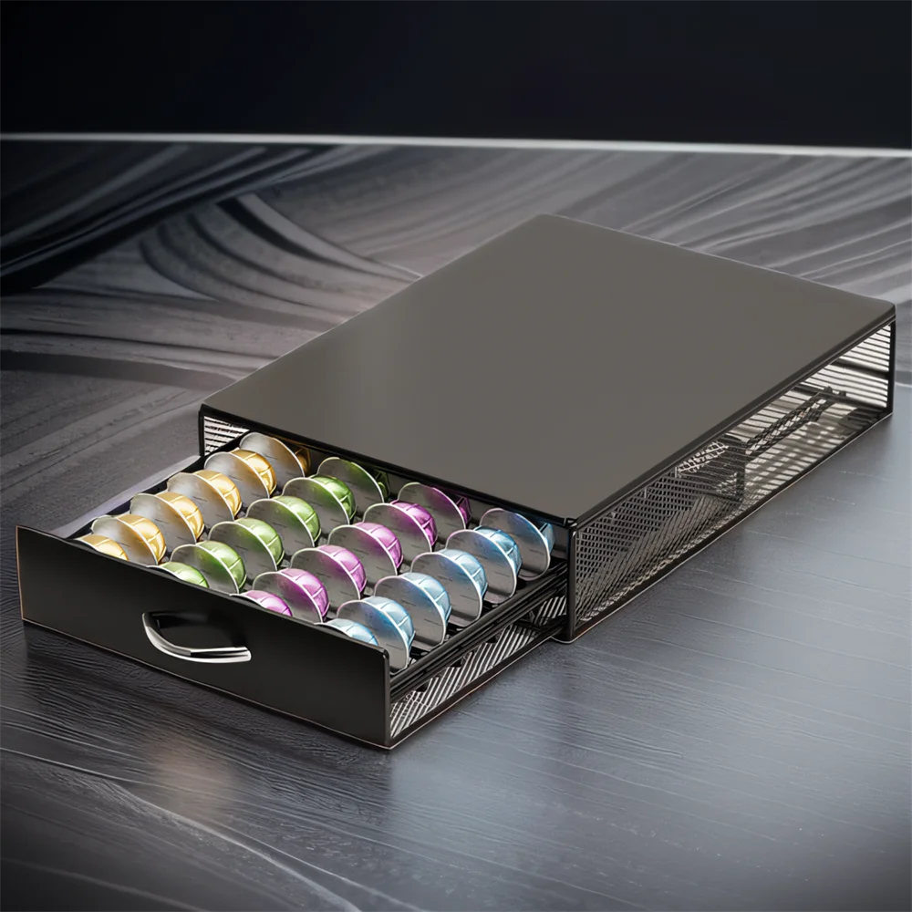 40 черных металлических кофе Nespresso Vertuoline, держатель для капсул для хранения кофейных капсул, ящики для кофе, подставка, полки
40 черных металлических кофе Nespresso Vertuoline, держатель для капсул для хранения кофейных капсул, ящики для кофе, подставка, полки
