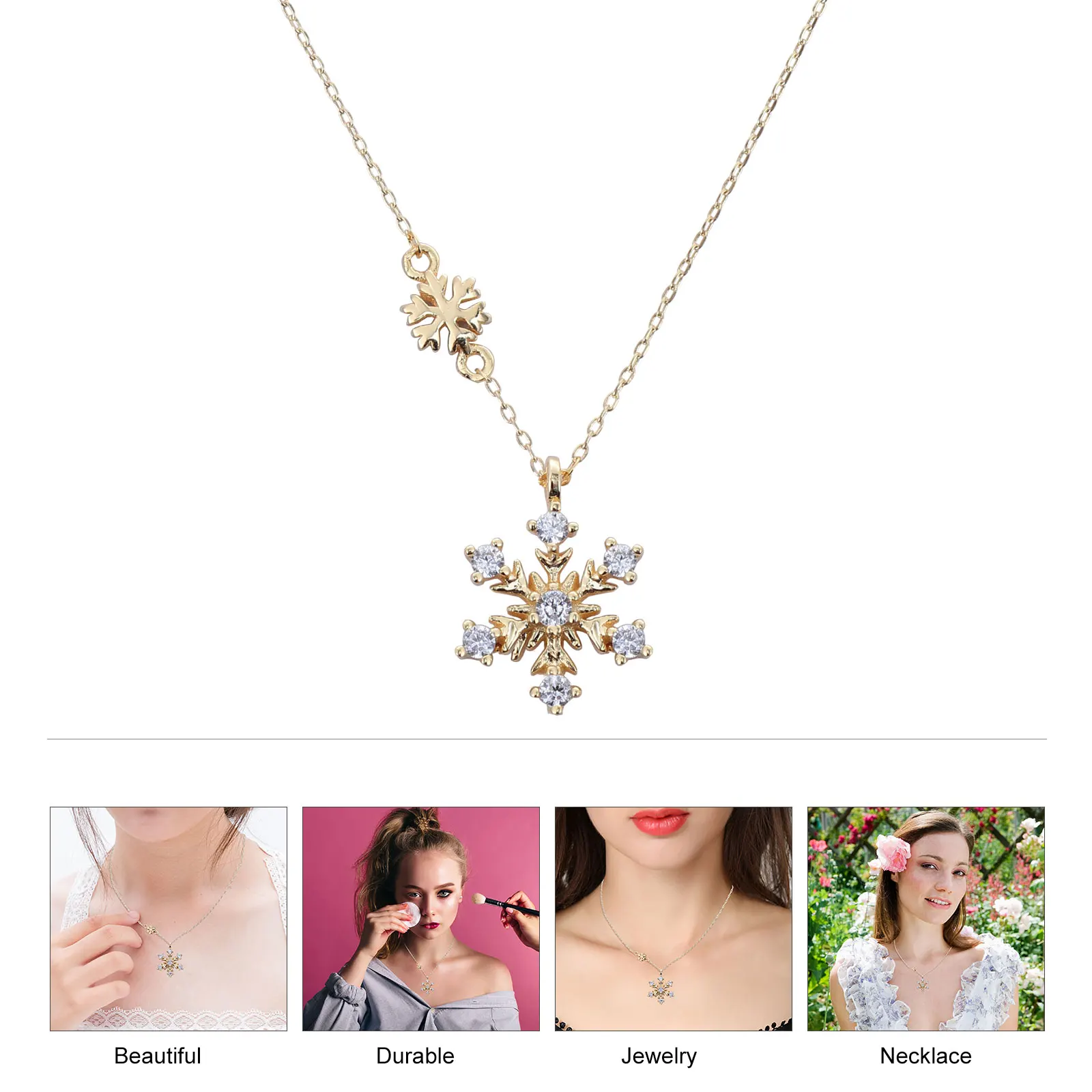 for Women Snowflake Necklace Girls Jewelry Accessory Locket Clavicle Decor Miss Chain
for Women Snowflake Necklace Girls Jewelry Accessory Locket Clavicle Decor Miss Chain