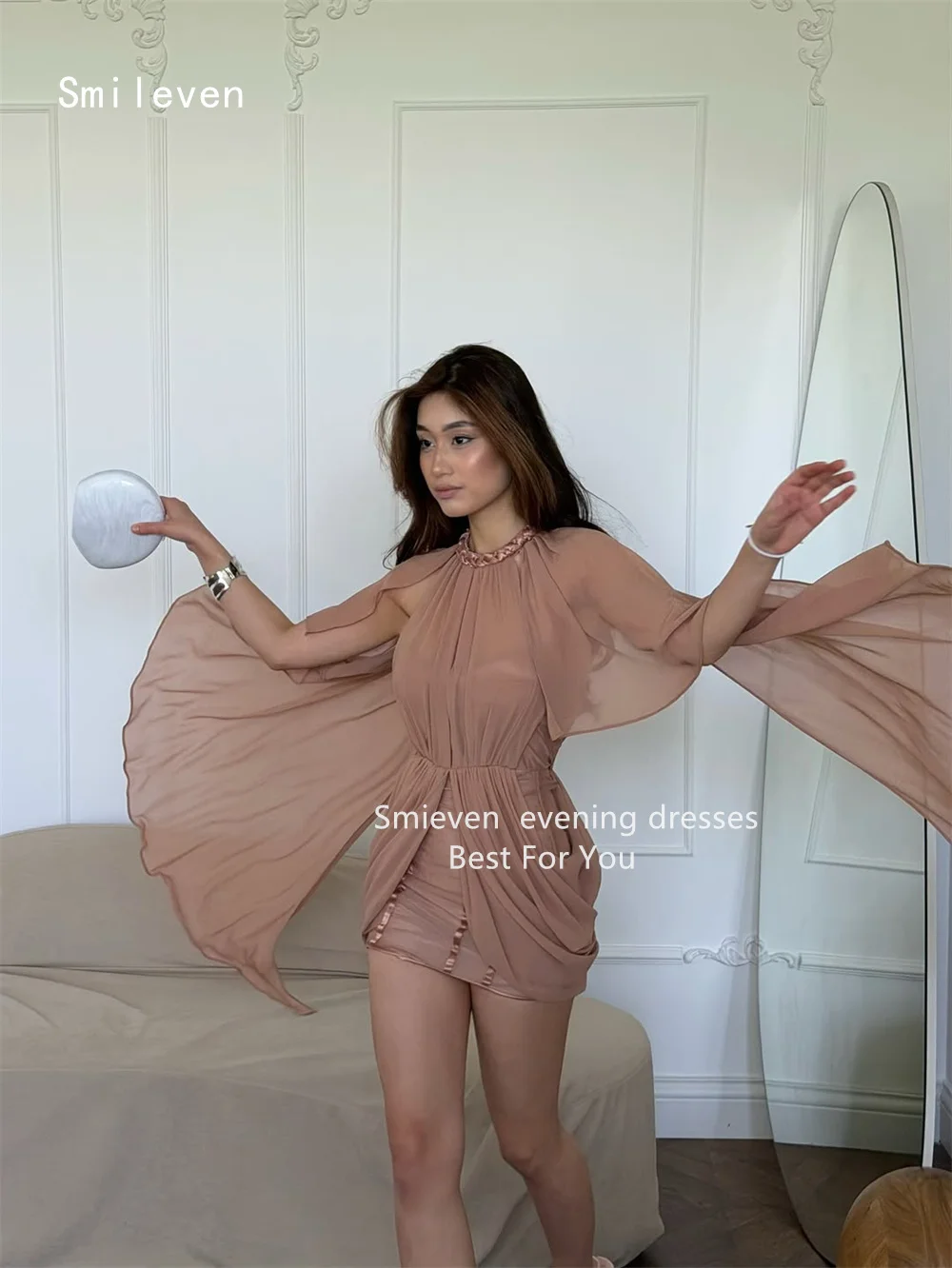 Smileven Luxury Short Mermaid Evening Dress Scoop Elegant Formal Prom Dresses Self Cultivating Party Gowns Customized 2026
Smileven Luxury Short Mermaid Evening Dress Scoop Elegant Formal Prom Dresses Self Cultivating Party Gowns Customized 2026