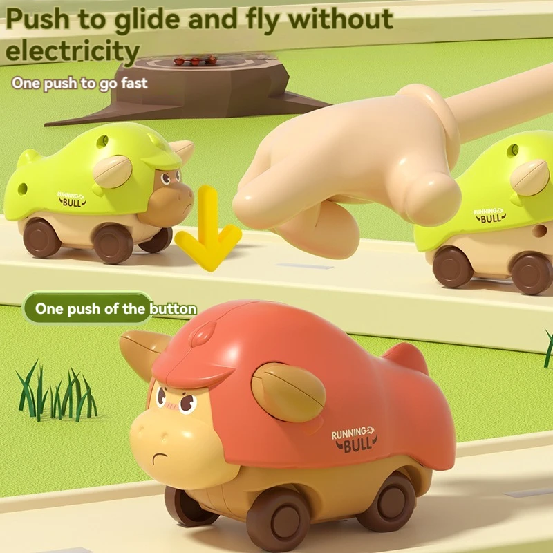 Детский фрикционный автомобиль для катания — очаровательная инерционная игрушка с изображением коровы из мультфильма, тележка-слайка для игры в помещении и на открытом воздухе
Детский фрикционный автомобиль для катания — очаровательная инерционная игрушка с изображением коровы из мультфильма, тележка-слайка для игры в помещении и на открытом воздухе