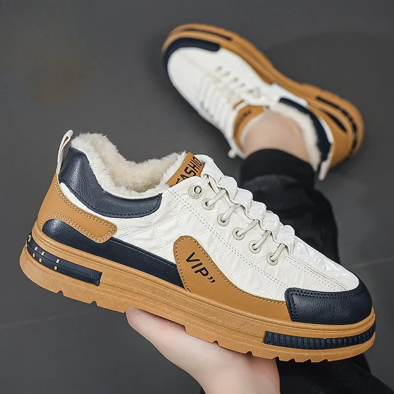 Men's Cotton Shoes Winter Comfortable Lace Up Warm Shoes Platform Non-slip Thicken Sneakers Plush Cold Resistant Ankle Boots
Men's Cotton Shoes Winter Comfortable Lace Up Warm Shoes Platform Non-slip Thicken Sneakers Plush Cold Resistant Ankle Boots