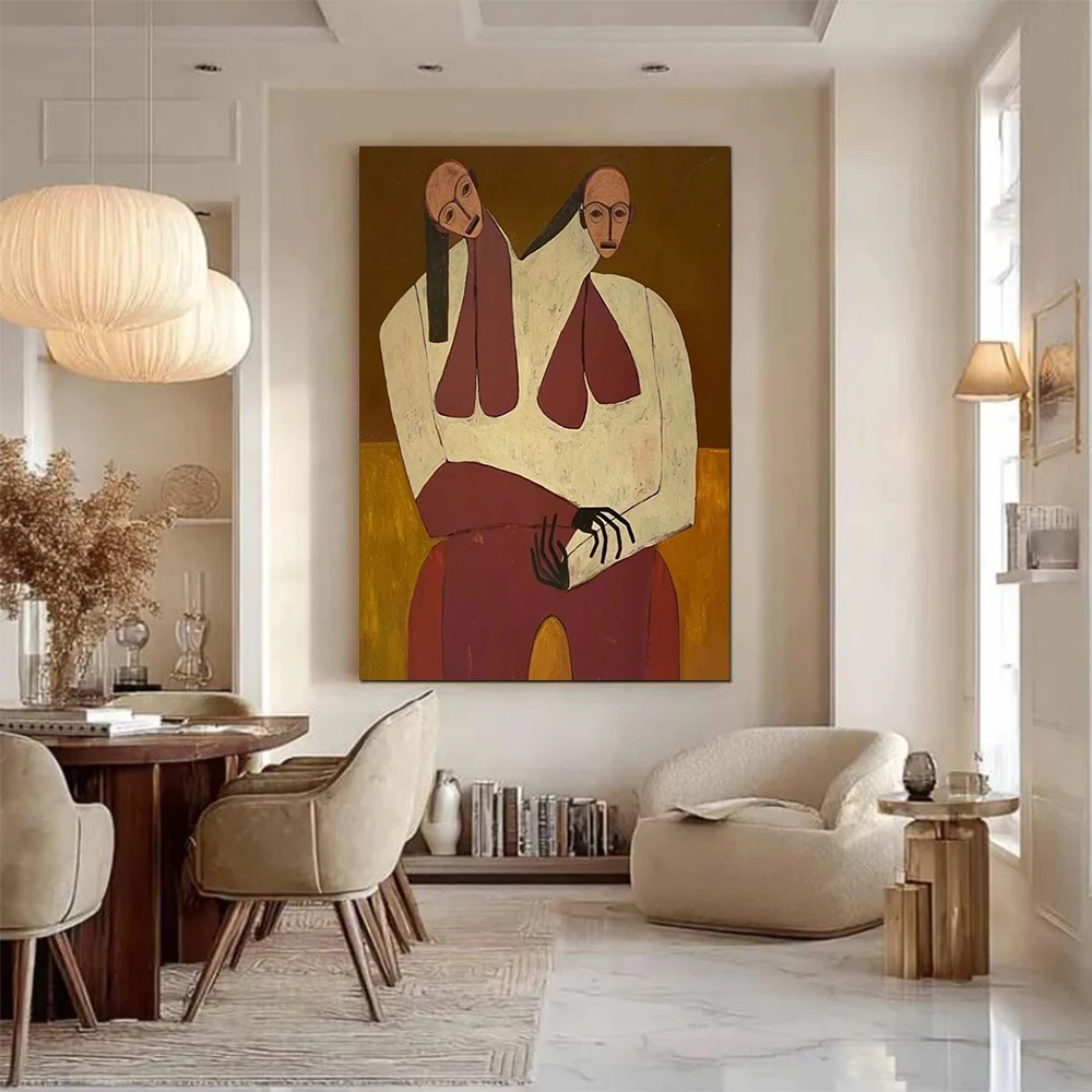 Handmade Large Abstract Oil Painting on Canvas Elegant Lady Wall Art Mural for Home Living Room Decorative Thick Image
Handmade Large Abstract Oil Painting on Canvas Elegant Lady Wall Art Mural for Home Living Room Decorative Thick Image