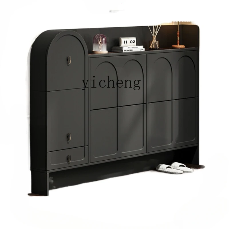 ZC Modern Simple Retro Ultra-Thin Shoe Cabinet Home Wall Tilting Narrow Shoe Cabinet
ZC Modern Simple Retro Ultra-Thin Shoe Cabinet Home Wall Tilting Narrow Shoe Cabinet