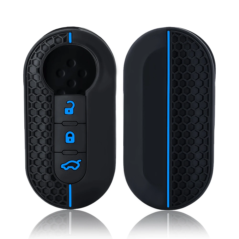 Silicone Car Flip Key Case Cover For Fiat Ducato 500 500L Panda Grande Punto Lancia Musa Auto Shell Fob Keychain Accessories
Silicone Car Flip Key Case Cover For Fiat Ducato 500 500L Panda Grande Punto Lancia Musa Auto Shell Fob Keychain Accessories