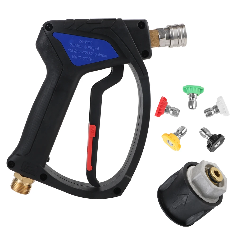 С 5 шт. адаптером для насадок для мыльного распыления для автомойки Karcher Lance Jet 28Mpa 4080Psi 14mm M22 Пистолет для мойки высокого давления с разъемом
С 5 шт. адаптером для насадок для мыльного распыления для автомойки Karcher Lance Jet 28Mpa 4080Psi 14mm M22 Пистолет для мойки высокого давления с разъемом