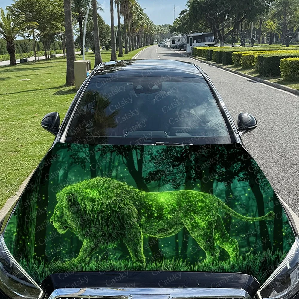 Colorful Lion Car Hood Sticker PVC Self Waterproof Stick, Striking Auto Exterior Accessories Decor Protect Gift for Car Lover
Colorful Lion Car Hood Sticker PVC Self Waterproof Stick, Striking Auto Exterior Accessories Decor Protect Gift for Car Lover