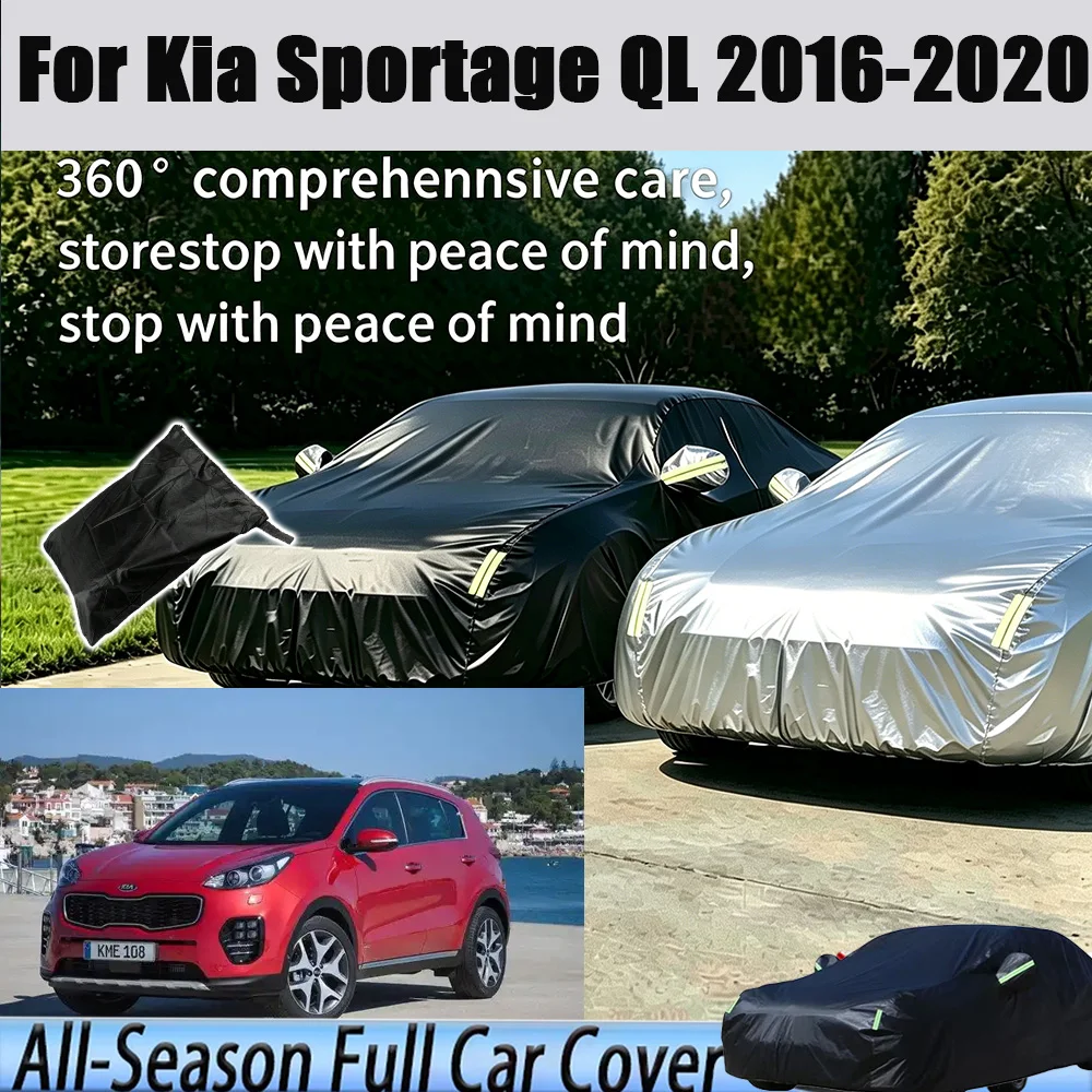 Outdoor Protection Full Car Cover Snow Cover Sunshade Waterproof Dustproof Exterior For Kia Sportage QL 2016-2020 2017 2018
Outdoor Protection Full Car Cover Snow Cover Sunshade Waterproof Dustproof Exterior For Kia Sportage QL 2016-2020 2017 2018