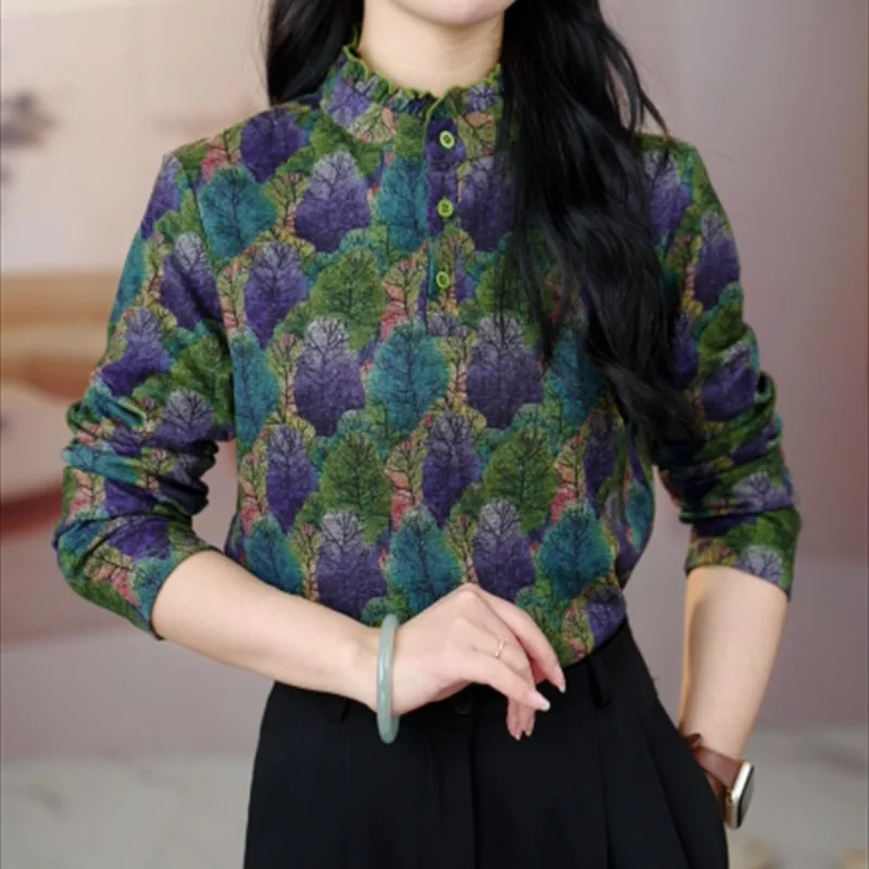 New Autumn and Winter Fashion Style Women's Slim and Thick Fashionable Long-sleeved Top Warm Shirt
New Autumn and Winter Fashion Style Women's Slim and Thick Fashionable Long-sleeved Top Warm Shirt