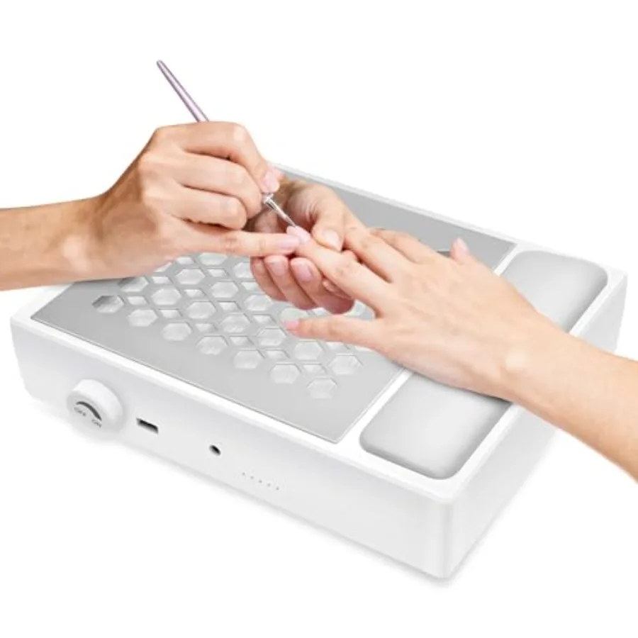 FAHKNS Nail Dust Collector for Nail Tech Acrylic Nail Polishing Adjustable Speed Nails Extractor Vacuum with Powerful Vacuum Fa
FAHKNS Nail Dust Collector for Nail Tech Acrylic Nail Polishing Adjustable Speed Nails Extractor Vacuum with Powerful Vacuum Fa