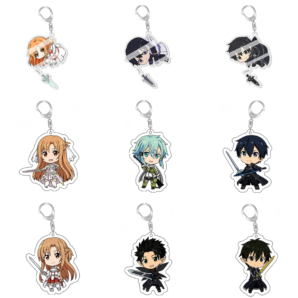 1 шт. Sword Art Online SAO Kirito акриловый брелок Юки Асуна сумка бирка Cos аксессуары Asada Shino пластиковые брелоки
1 шт. Sword Art Online SAO Kirito акриловый брелок Юки Асуна сумка бирка Cos аксессуары Asada Shino пластиковые брелоки