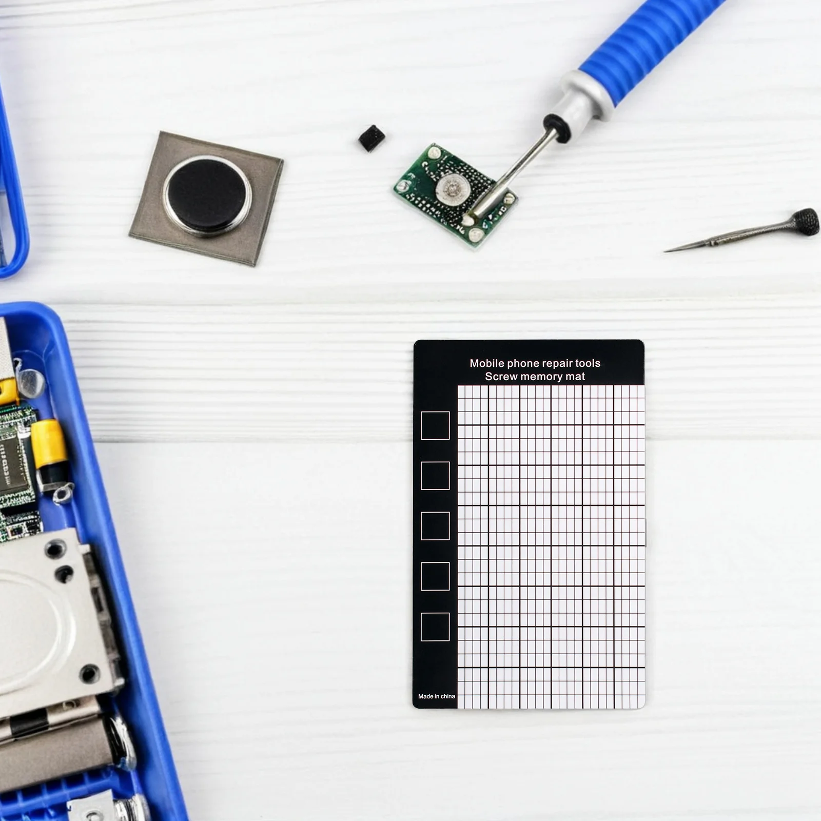 3pcs Screw Phone Repair Tool Pad Portable Work Mat For Small Screws Electronics Repair Kit Durable Magnetic Board Diy Station
3pcs Screw Phone Repair Tool Pad Portable Work Mat For Small Screws Electronics Repair Kit Durable Magnetic Board Diy Station