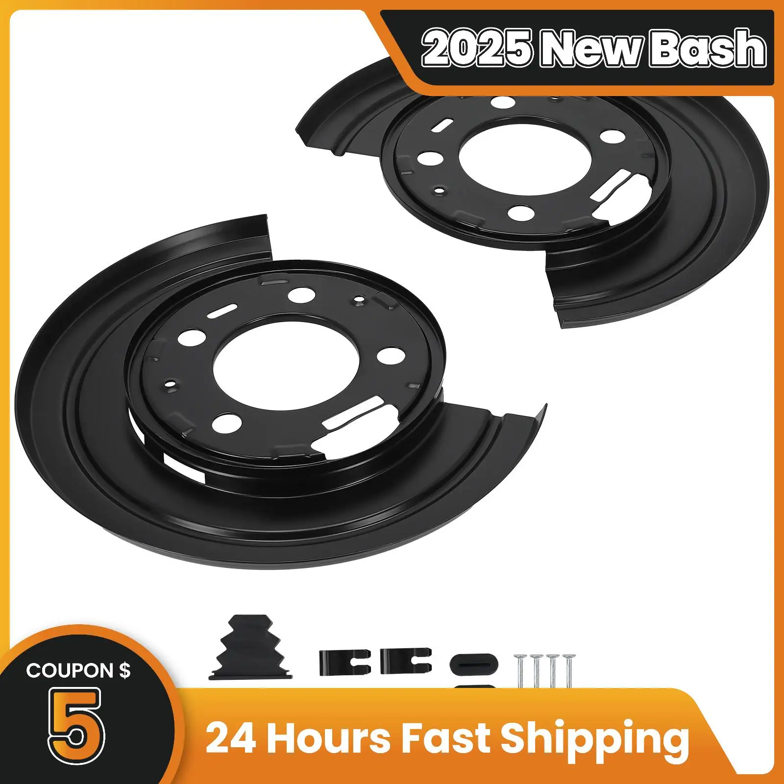 2pcs Rear Brake Dust Shield Plate for Ford Excursion F-250 F-350 F-450 Super Duty 4C3Z2209AA 4C3Z2210AA
2pcs Rear Brake Dust Shield Plate for Ford Excursion F-250 F-350 F-450 Super Duty 4C3Z2209AA 4C3Z2210AA