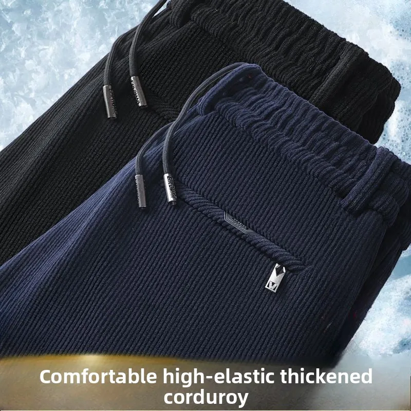 Men's Straight Leg Thiened Fce Lined Casual Pants Winter Cold Resistance Loose Fit Versatile Busin Workout Sweatpants
Men's Straight Leg Thiened Fce Lined Casual Pants Winter Cold Resistance Loose Fit Versatile Busin Workout Sweatpants