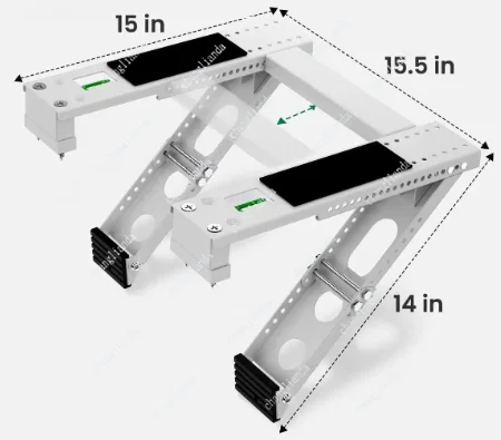 Heavy Duty Foldable AC Bracket - Universal Wall Mount for Window Air Conditioner, Max Load 200kg
Heavy Duty Foldable AC Bracket - Universal Wall Mount for Window Air Conditioner, Max Load 200kg