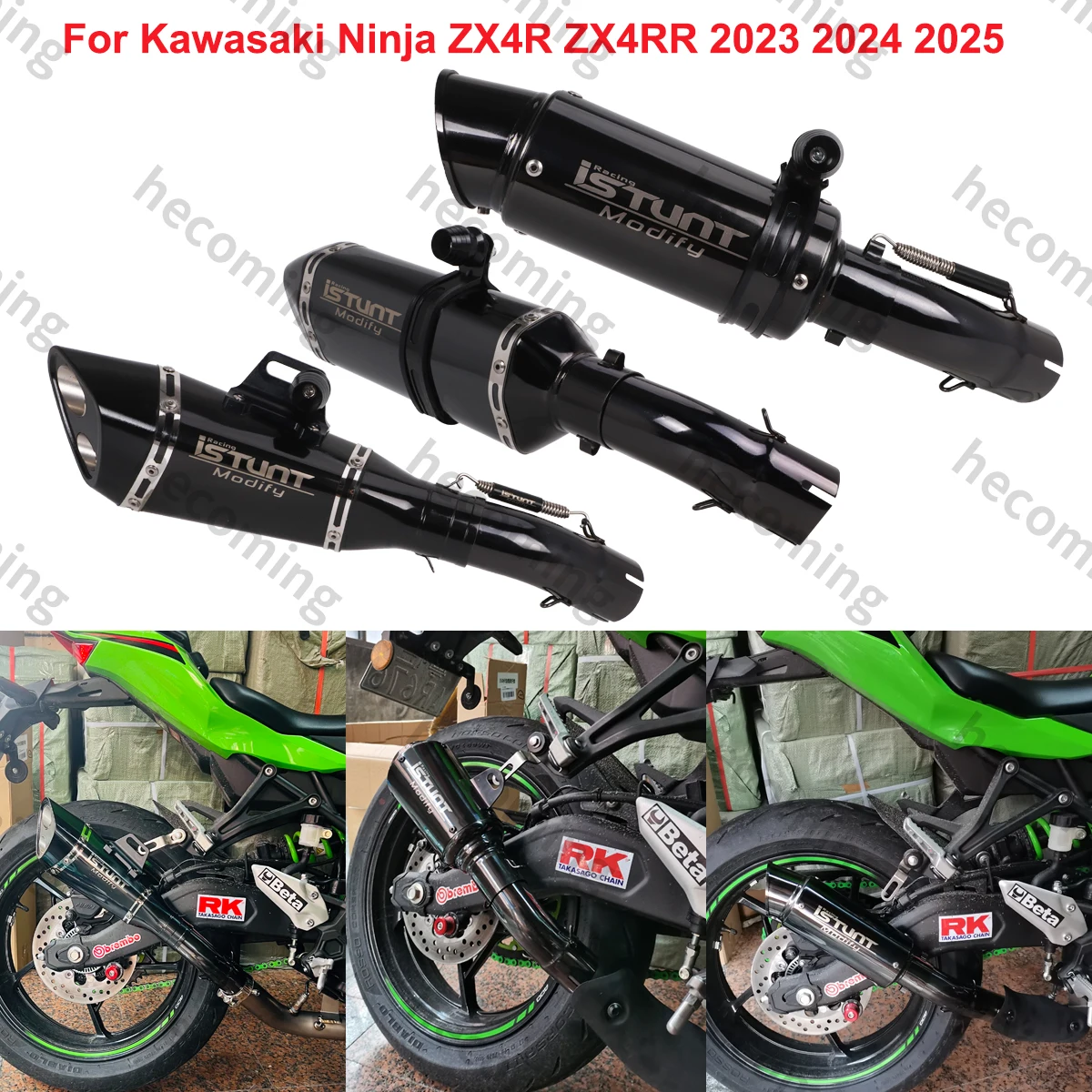 For Kawasaki Ninja ZX4R ZX4RR zx 4r 2023 2024 2025 Exhaust System Slip on Muffler Tips Link Mid Pipe zx4r Exhuast
For Kawasaki Ninja ZX4R ZX4RR zx 4r 2023 2024 2025 Exhaust System Slip on Muffler Tips Link Mid Pipe zx4r Exhuast