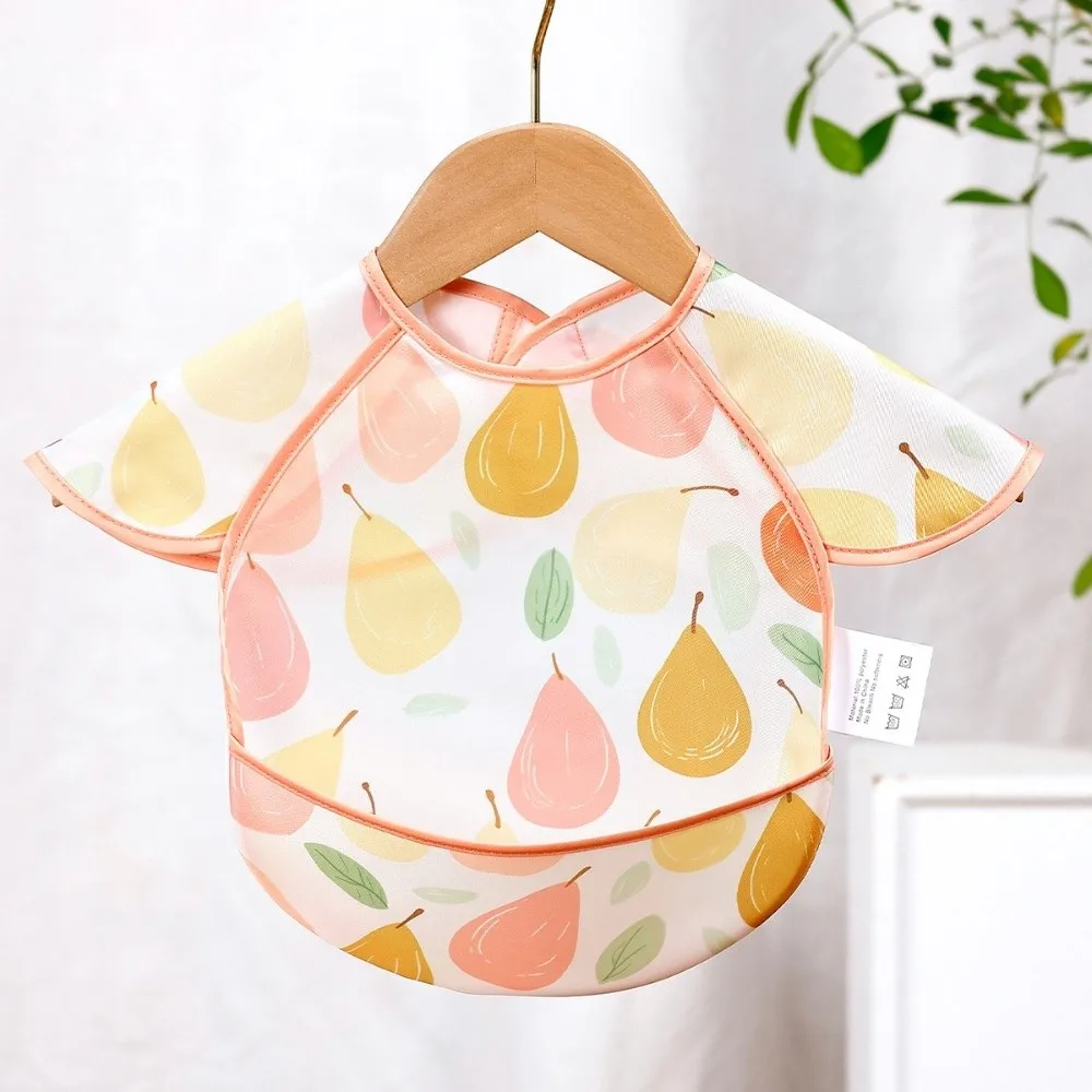 Sleeveless Design Waterproof Baby Bib Oil-resistant Material Reusable Fabric Feeding Bib Adjustable Pocket Design
Sleeveless Design Waterproof Baby Bib Oil-resistant Material Reusable Fabric Feeding Bib Adjustable Pocket Design