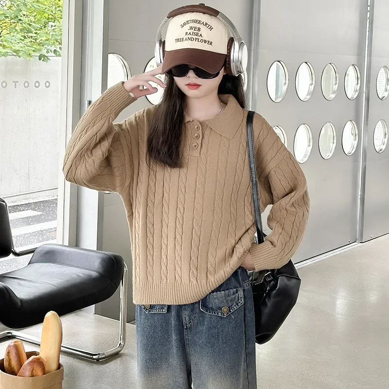 Baby Girl Top Girls Sweater Children Sweater 2024 New Big Children Girls Spring and Autumn Clothes All Fashion Comfort Top
Baby Girl Top Girls Sweater Children Sweater 2024 New Big Children Girls Spring and Autumn Clothes All Fashion Comfort Top