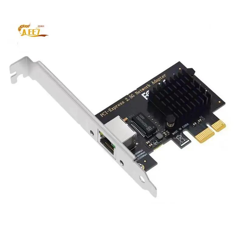 AEE7-PCI-E To RJ45 Network Card Adapter 1000/2500Mbps Gigabit Ethernet PCI Express Network Card I225V Chip For Desktop PC
AEE7-PCI-E To RJ45 Network Card Adapter 1000/2500Mbps Gigabit Ethernet PCI Express Network Card I225V Chip For Desktop PC