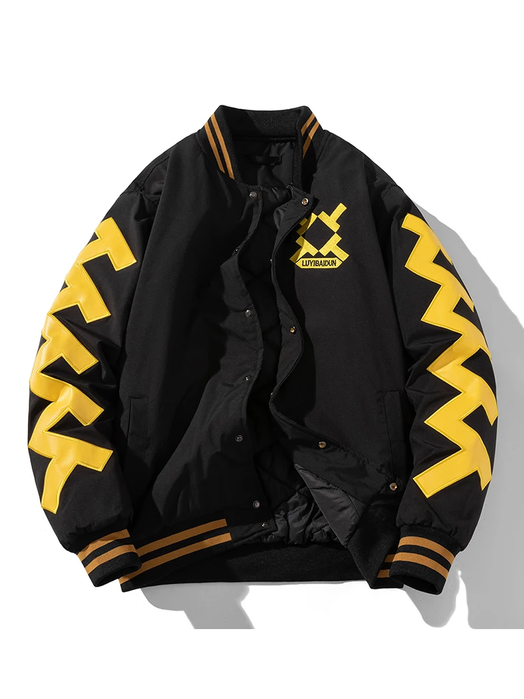 Мужская куртка-бомбер American Sle Baseball, весна-осень, свободный крой, повседневная, новая версия, стильная, бренд Haome, для отдыха
Мужская куртка-бомбер American Sle Baseball, весна-осень, свободный крой, повседневная, новая версия, стильная, бренд Haome, для отдыха