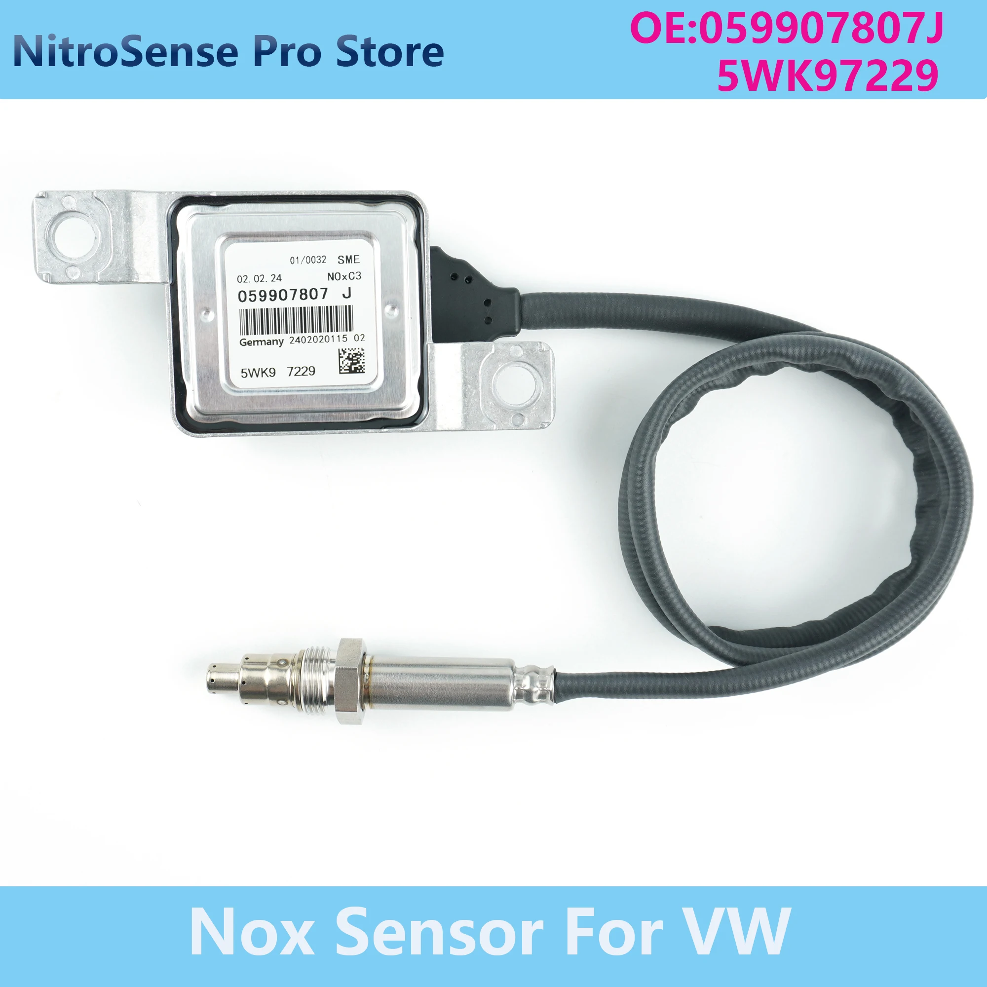5WK9 7229 059907807J 5WK97229 Nitrogen Oxide Sensor for Voor Vw Touareg Tdi 3.0L Audi A4 A5 S5 A6 A7 A8 Q5 s6 S4 S8
5WK9 7229 059907807J 5WK97229 Nitrogen Oxide Sensor for Voor Vw Touareg Tdi 3.0L Audi A4 A5 S5 A6 A7 A8 Q5 s6 S4 S8