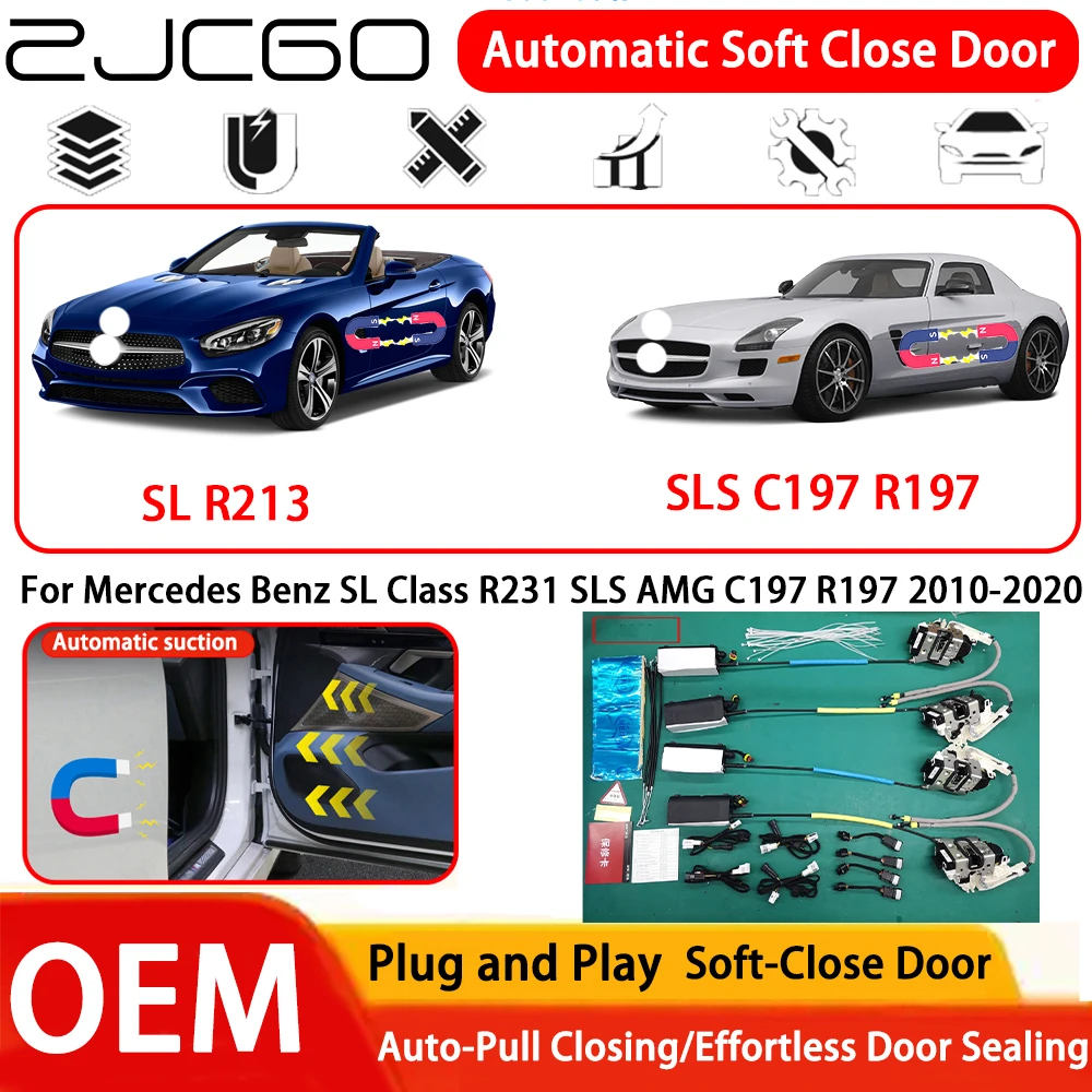 for Mercedes Benz SL Class R231 SLS AMG C197 R197 2010-2020 Car OEM Plug and Play Automatic Electric Soft Close Door System
for Mercedes Benz SL Class R231 SLS AMG C197 R197 2010-2020 Car OEM Plug and Play Automatic Electric Soft Close Door System