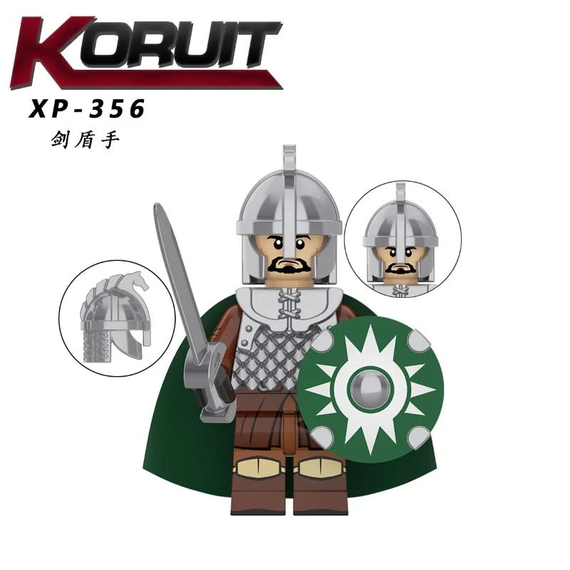 Clarion KT1046 Medieval Rohan Knight Guard Assembled figurine building block toy
Clarion KT1046 Medieval Rohan Knight Guard Assembled figurine building block toy
