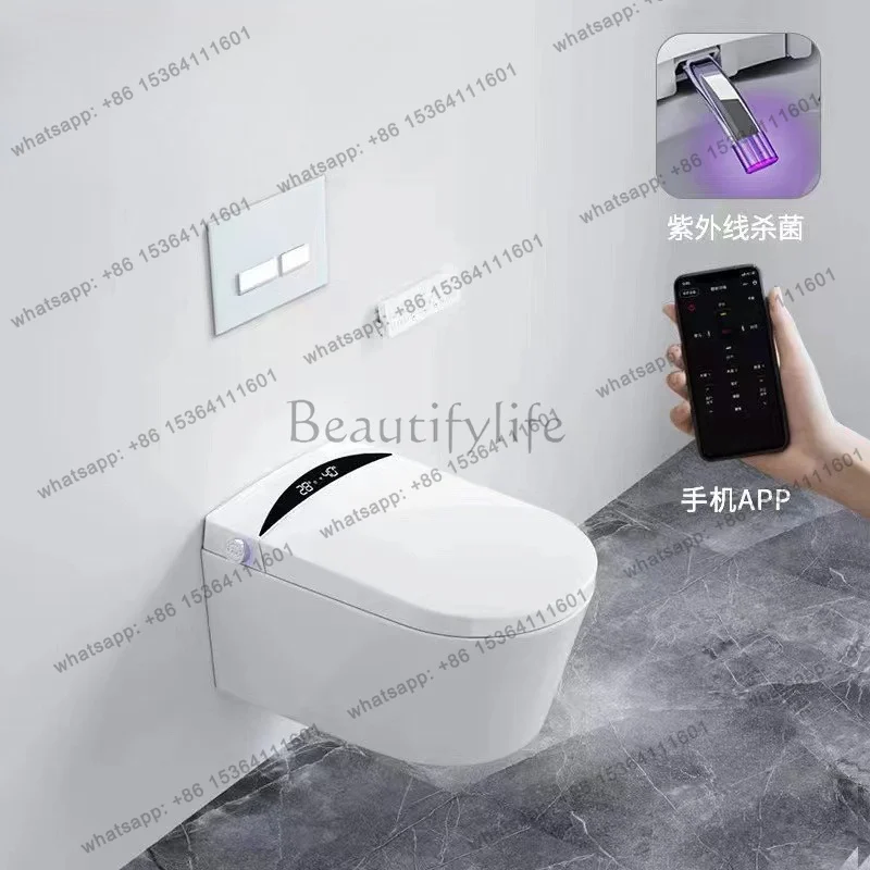 Intelligent integrated suspension embedded in wall row wall-mounted toilet household suspended toilet
Intelligent integrated suspension embedded in wall row wall-mounted toilet household suspended toilet