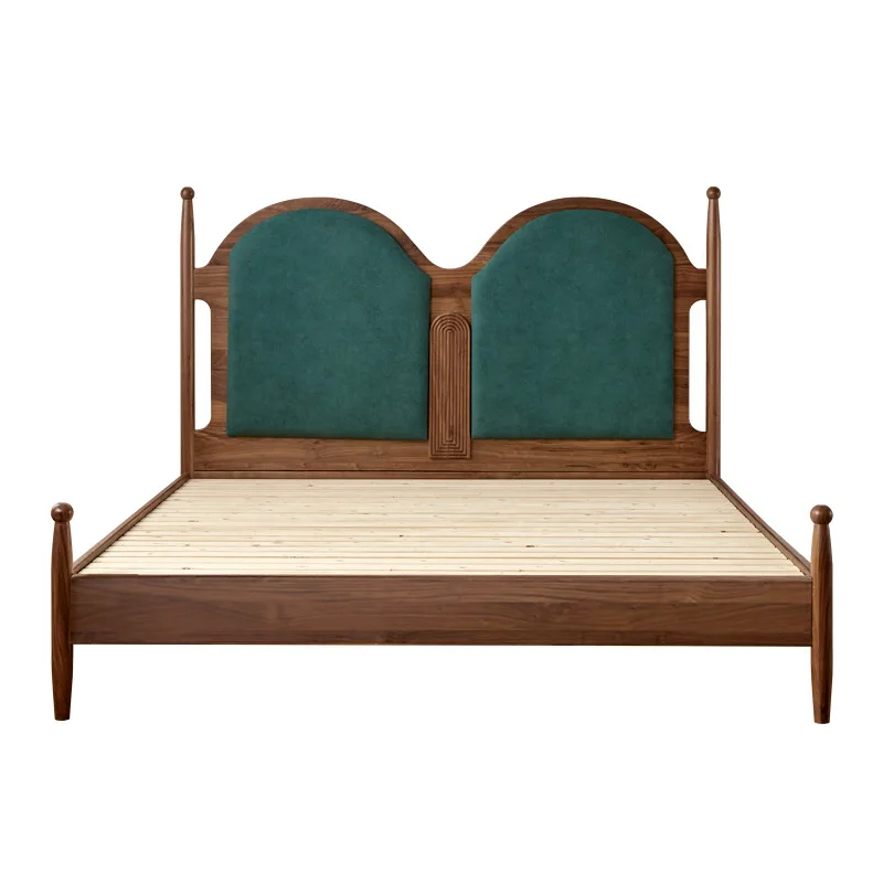 Black walnut solid wood double bed 1.8 meters light luxury master bedroom soft bag queen bed simple
Black walnut solid wood double bed 1.8 meters light luxury master bedroom soft bag queen bed simple