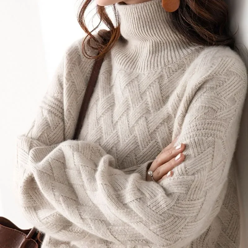 Autumn Winter New Women Loose Sweater Casual Chic Cashmere Oversize Thick Sweater Pullovers Female Long Sleeve Pullover
Autumn Winter New Women Loose Sweater Casual Chic Cashmere Oversize Thick Sweater Pullovers Female Long Sleeve Pullover