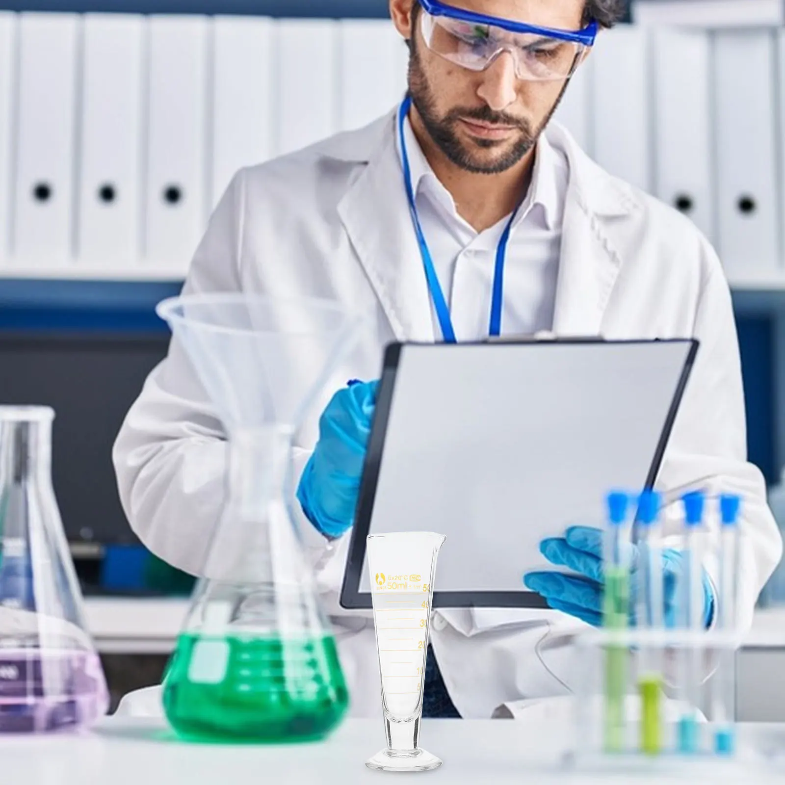 1Pcs Glass Graduated Measuring Cup Round Base Chemistry Lab Heat Resistant Chemical Reaction Cup Measuring Cups
1Pcs Glass Graduated Measuring Cup Round Base Chemistry Lab Heat Resistant Chemical Reaction Cup Measuring Cups