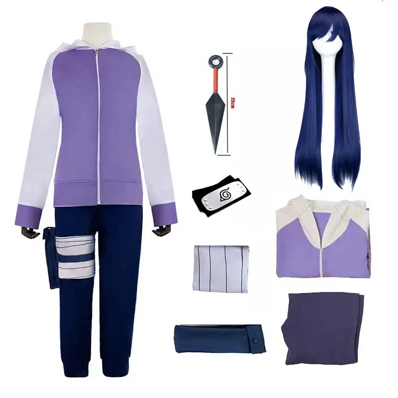 Hyuga Hinata Cosplay For Women Elder Girls Hoodie Jacket Wig Halloween Party Dress Up Anime Costume 
Hyuga Hinata Cosplay For Women Elder Girls Hoodie Jacket Wig Halloween Party Dress Up Anime Costume