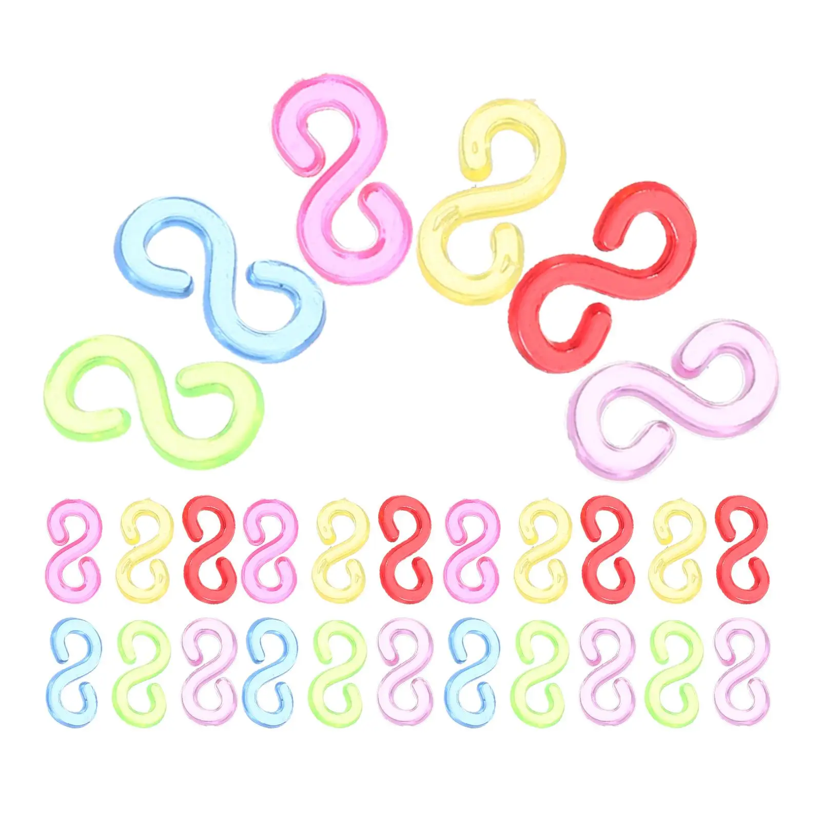 500 Pcs S Hook Rainbow Rubber Bands Elastic Bracelet Making Supplies Craft Accessories Loom Band Kits Clasps Hooks Rubber Band
500 Pcs S Hook Rainbow Rubber Bands Elastic Bracelet Making Supplies Craft Accessories Loom Band Kits Clasps Hooks Rubber Band