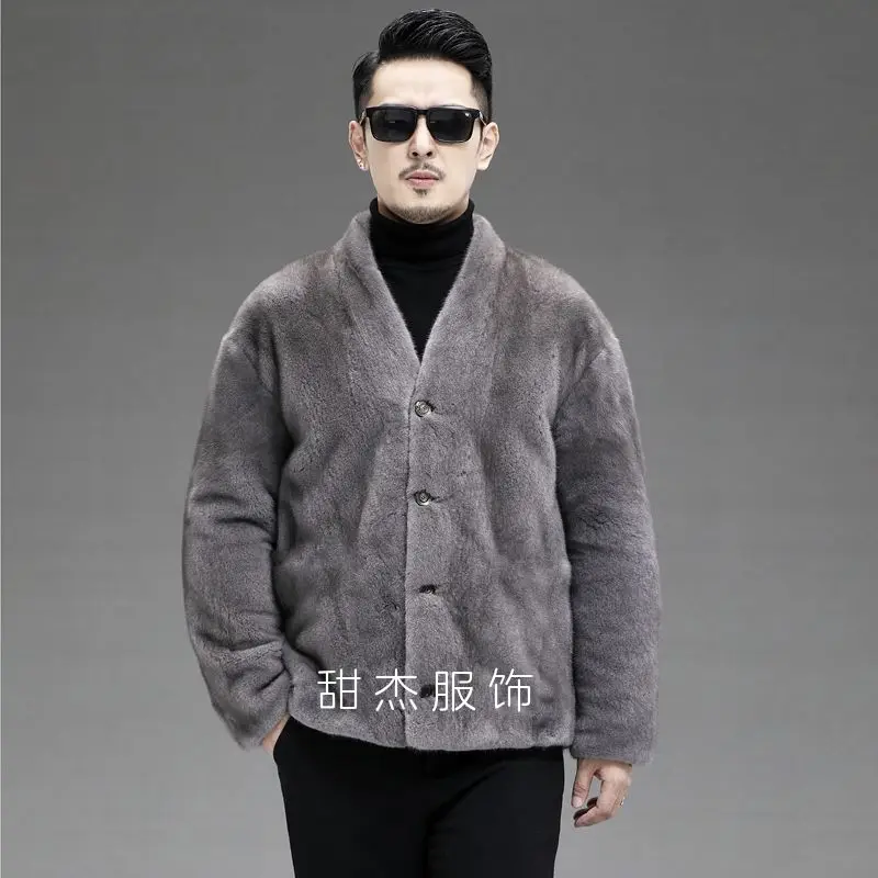 High Quality Winter and Autumn Oversized Casual Warm Fluffy Faux Fur Coat Men Long Sleeve Loose Korean Fashion Jacket 2022 Z60
High Quality Winter and Autumn Oversized Casual Warm Fluffy Faux Fur Coat Men Long Sleeve Loose Korean Fashion Jacket 2022 Z60