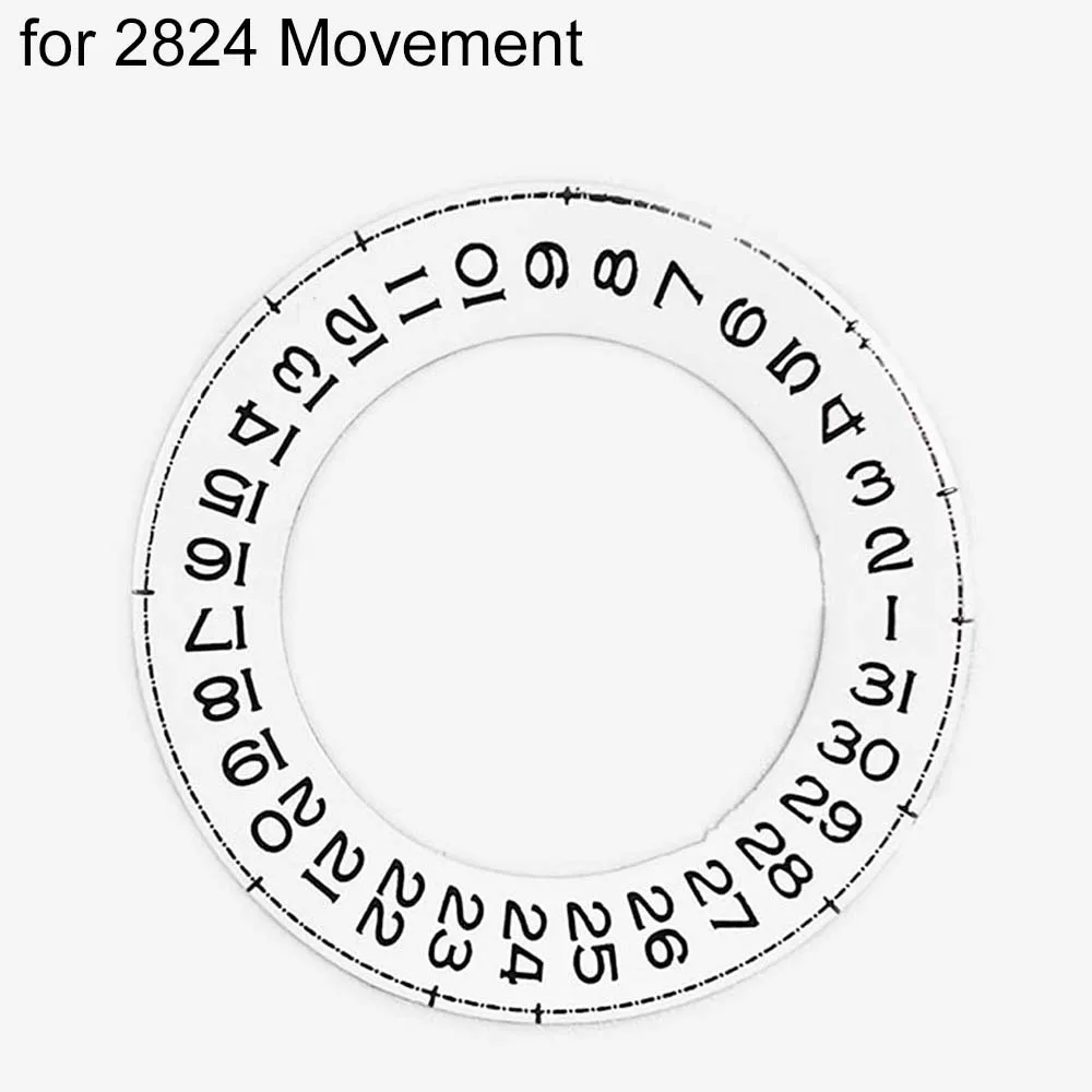 23mm White Calendar Disk for 2824 Movement Day Wheel Inner Diameter 14.8mm Thickened Date Disc Watch Parts
23mm White Calendar Disk for 2824 Movement Day Wheel Inner Diameter 14.8mm Thickened Date Disc Watch Parts