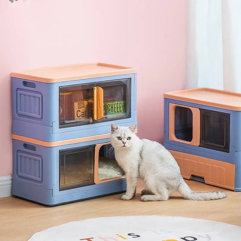 PP Stackable Fully Enclosed Cat Litter Box Foldable Drawer Type Anti-Odor Anti-Tracking Cat Supplies
PP Stackable Fully Enclosed Cat Litter Box Foldable Drawer Type Anti-Odor Anti-Tracking Cat Supplies