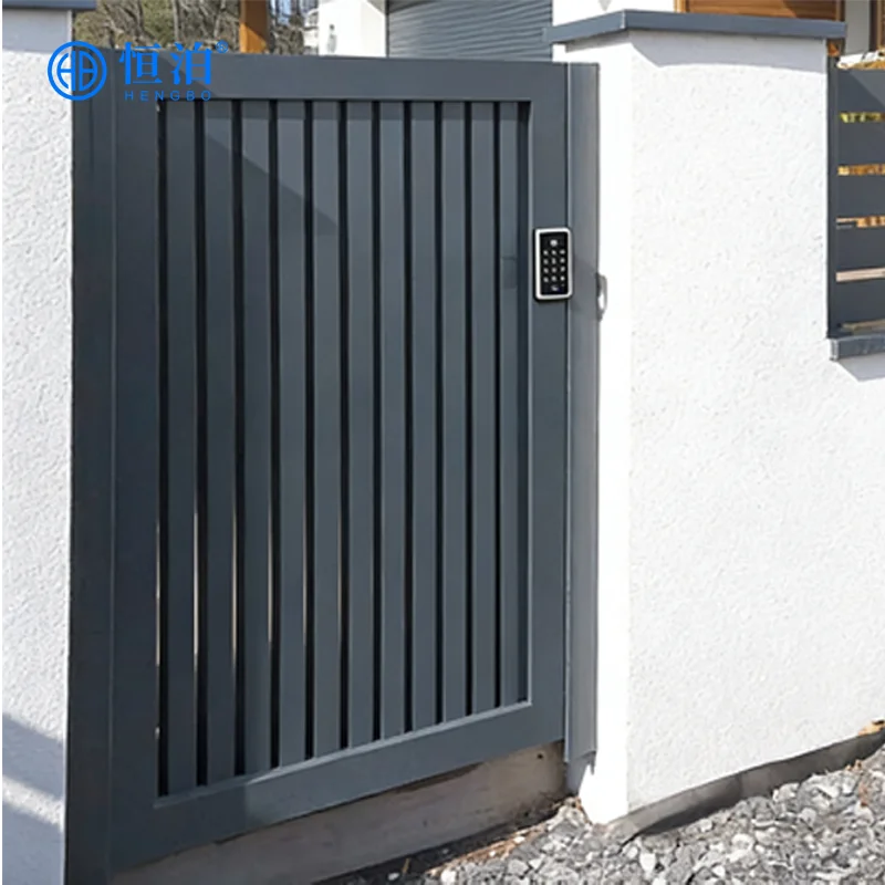 New Design Villa Courtyard Entrance Gate Aluminum Alloy Garden Little Gate Door Security Gate for Side Courtyard Small Swing
New Design Villa Courtyard Entrance Gate Aluminum Alloy Garden Little Gate Door Security Gate for Side Courtyard Small Swing