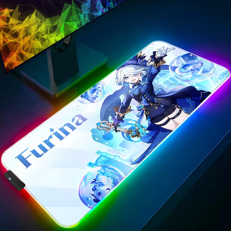 Mouse Pad Anime Gamer Gaming Accessories Varmilo Keyboard Pad LED PC Computer Genshin Impact Furina Desk Mat RGB Kawaii Mousepad
Mouse Pad Anime Gamer Gaming Accessories Varmilo Keyboard Pad LED PC Computer Genshin Impact Furina Desk Mat RGB Kawaii Mousepad