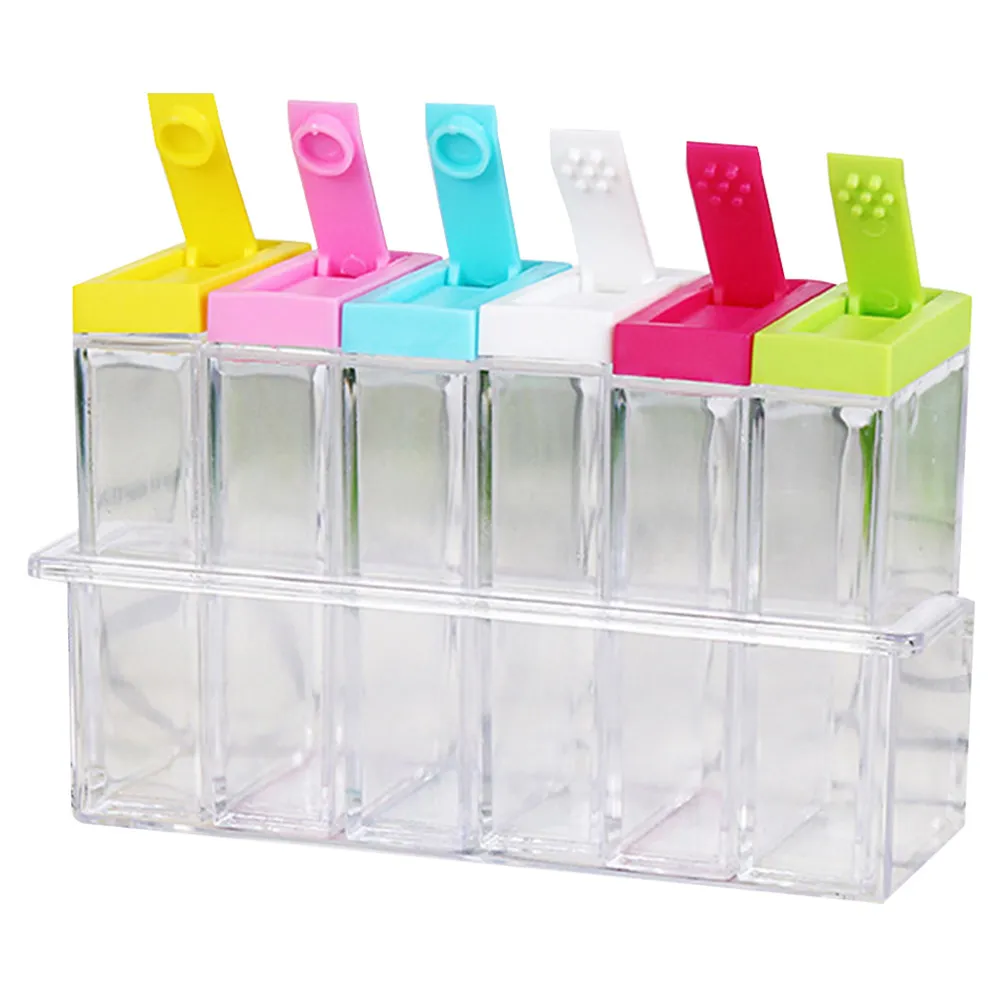 1 Set Of Transparent Spice Jars Thick Thin Mouth Leakproof Ps Material Kitchen Storage Seasoning Bottles Multi-Function Salt
1 Set Of Transparent Spice Jars Thick Thin Mouth Leakproof Ps Material Kitchen Storage Seasoning Bottles Multi-Function Salt