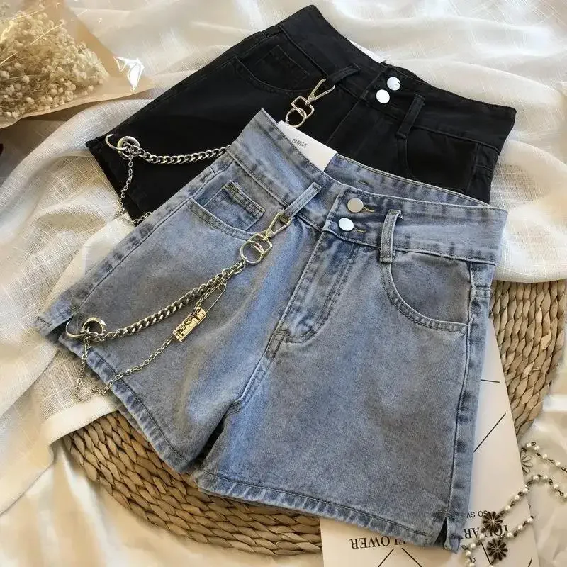 DAYIFUN-Denim Shorts Women's,Summer 2023 New,High Waist Personalized Short Jeans,Female,Versatile,Loose,Wide Leg A-line Shorts
DAYIFUN-Denim Shorts Women's,Summer 2023 New,High Waist Personalized Short Jeans,Female,Versatile,Loose,Wide Leg A-line Shorts
