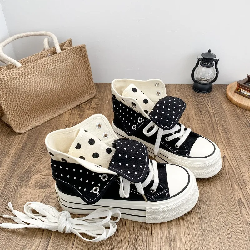 2026 New Women's Shoes Fashion Canvas High Top Casual Shoes for Woman Classic Lace Chunky Sneakers Designer Shoes Zapatos Mujer
2026 New Women's Shoes Fashion Canvas High Top Casual Shoes for Woman Classic Lace Chunky Sneakers Designer Shoes Zapatos Mujer