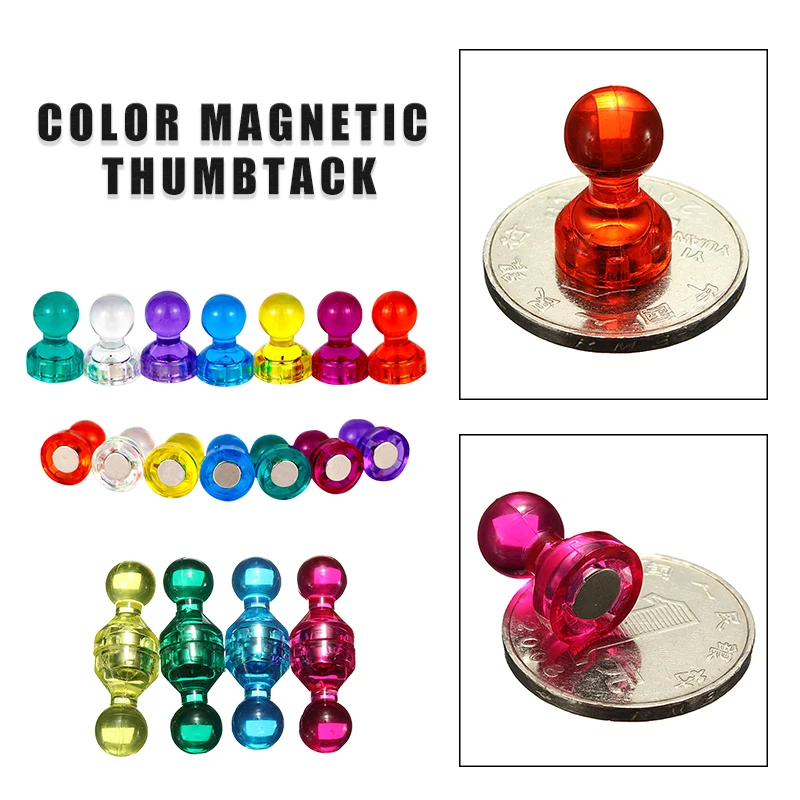 14Pcs/Set Strong Neodymium Noticeboard Skittle Men Pin Magnets Fridge DIY Whiteboard Uses in Office Advertising Education
14Pcs/Set Strong Neodymium Noticeboard Skittle Men Pin Magnets Fridge DIY Whiteboard Uses in Office Advertising Education
