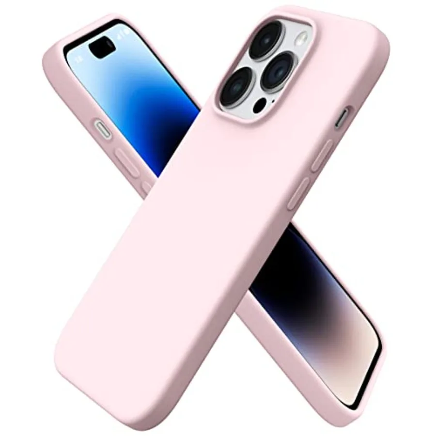 Compatible with iPhone 14 Pro Case 6.1, Slim Liquid Silicone 3 Layers Full Covered Soft Gel Rubber Phone Case Protective Cover
Compatible with iPhone 14 Pro Case 6.1, Slim Liquid Silicone 3 Layers Full Covered Soft Gel Rubber Phone Case Protective Cover