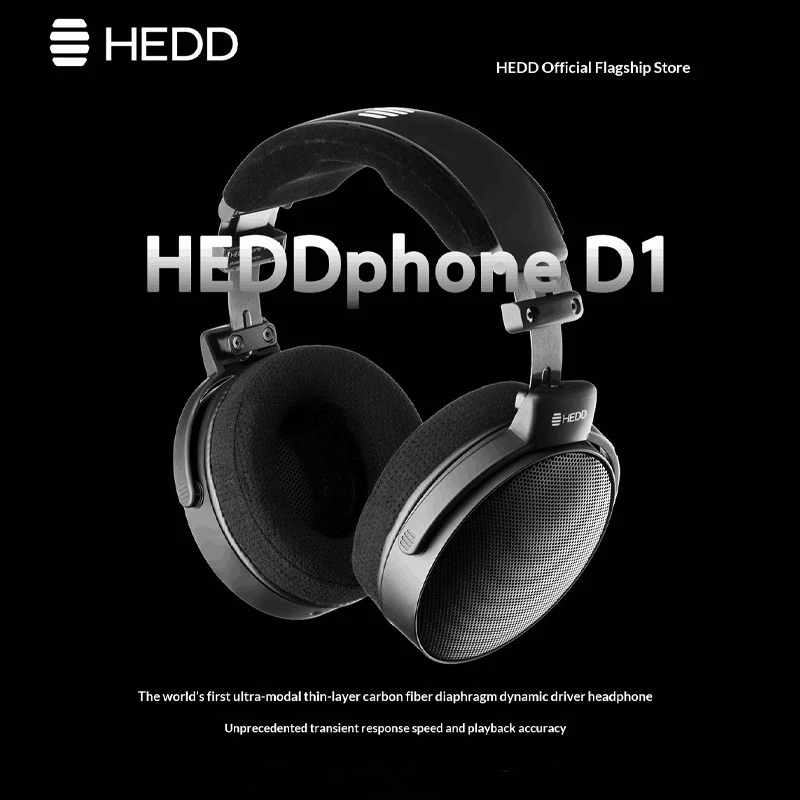 HEDDphone® D1 super dynamic thin carbon diaphragm TPCD monitor headphones for audiophiles
HEDDphone® D1 super dynamic thin carbon diaphragm TPCD monitor headphones for audiophiles