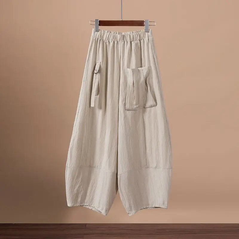 Linen Wide-leg Bloomers Women's Casual 2026 Summer New High-waisted Loose and Thin
Linen Wide-leg Bloomers Women's Casual 2026 Summer New High-waisted Loose and Thin