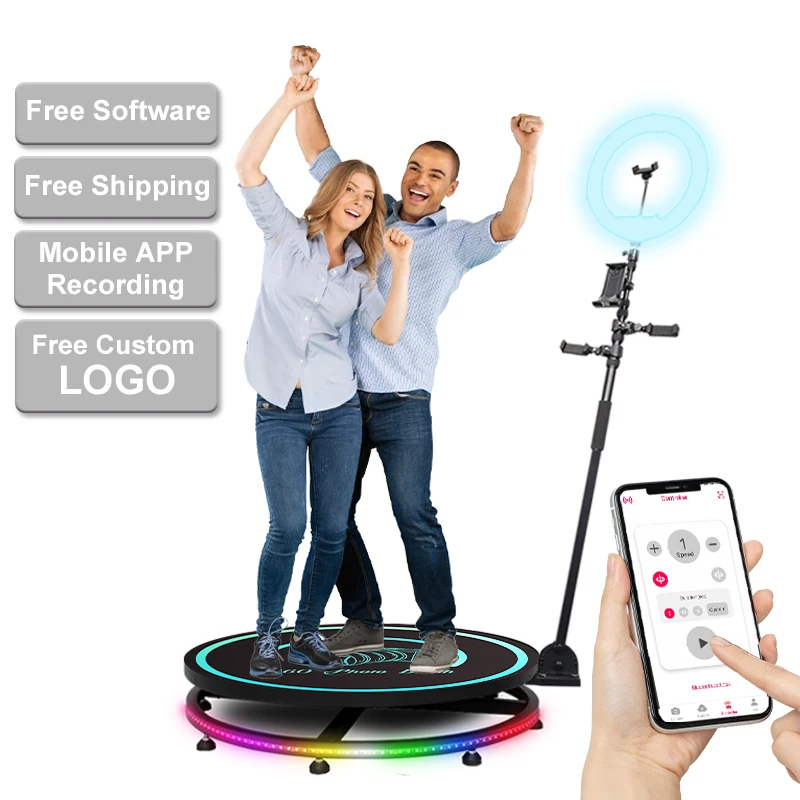 57 CM NEW 360 Photo Booth Machine Slow Motion With Rotating Selfie Light For Parties/Events Automatic Video Photobooth
57 CM NEW 360 Photo Booth Machine Slow Motion With Rotating Selfie Light For Parties/Events Automatic Video Photobooth