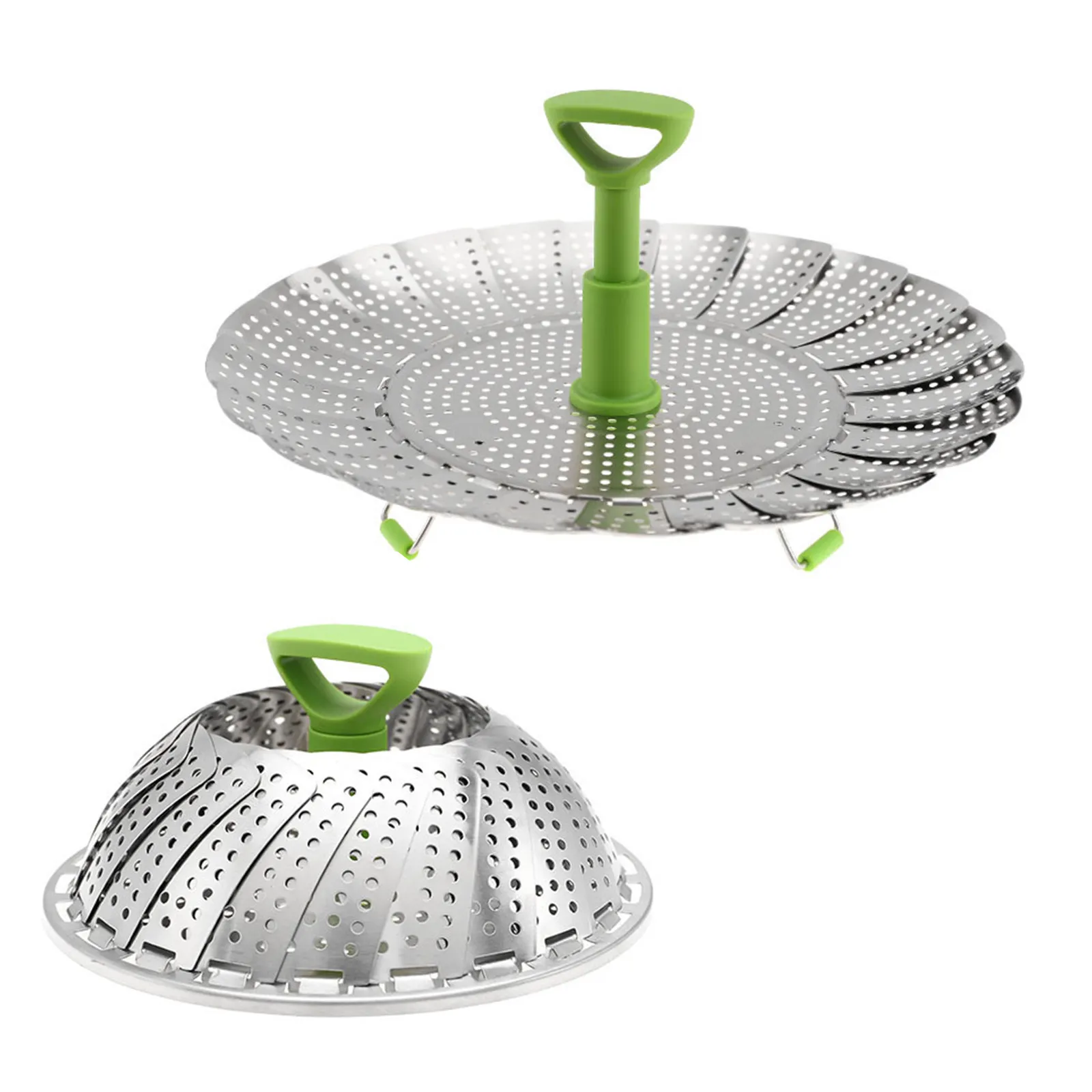 Stainless Steel Vegetable Steamer Basket Folding Expandable 5.5 to 8.84 Steel Steamer Basket Portable Healthy Cooking
Stainless Steel Vegetable Steamer Basket Folding Expandable 5.5 to 8.84 Steel Steamer Basket Portable Healthy Cooking